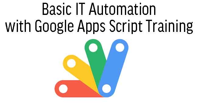 Google Apps Script Training 