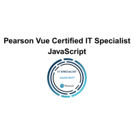 Pearson Vue Certified IT Specialist JavaScript