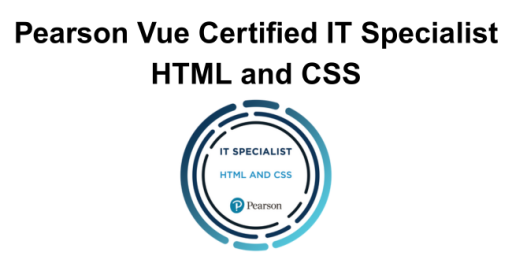 Pearson Vue Certified IT Specialist HTML and CSS