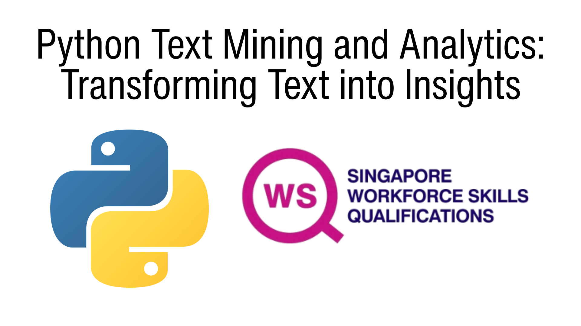 WSQ Text Analytics with Python